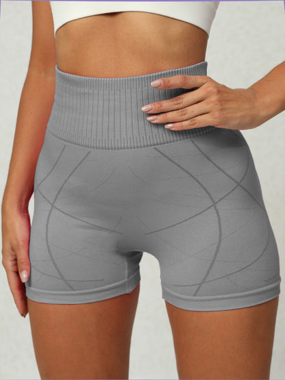 High Waist Active Shorts