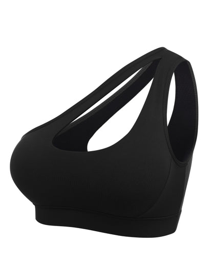 One-Shoulder Bra Beautiful Back Shockproof Running Sports