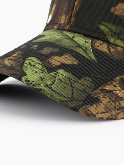 Baseball cap leaf bionic camouflage cap outdoor field training camouflage mountaineering cap fishing sunshade cap