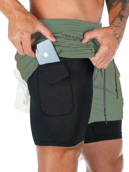 Men's athleisure  two-piece shorts