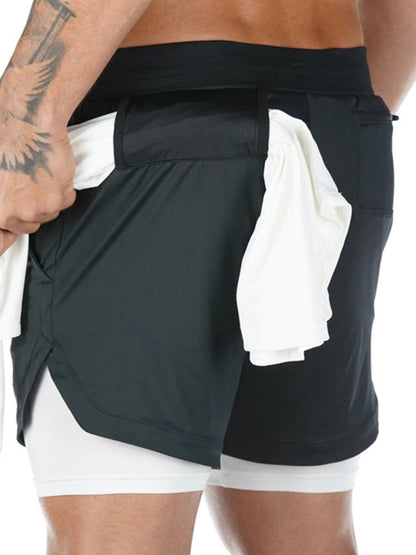 Men's athleisure  two-piece shorts