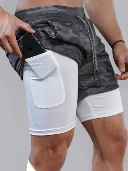 Men's athleisure  two-piece shorts