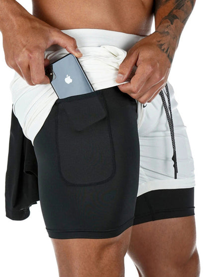 Men's athleisure  two-piece shorts