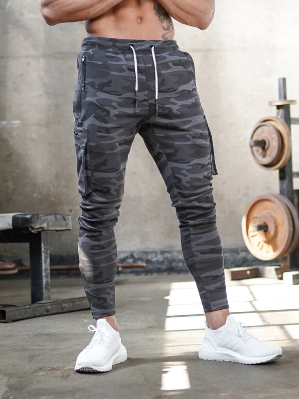 Men's Casual Overalls Outdoor Casual Pants Running Training Pants