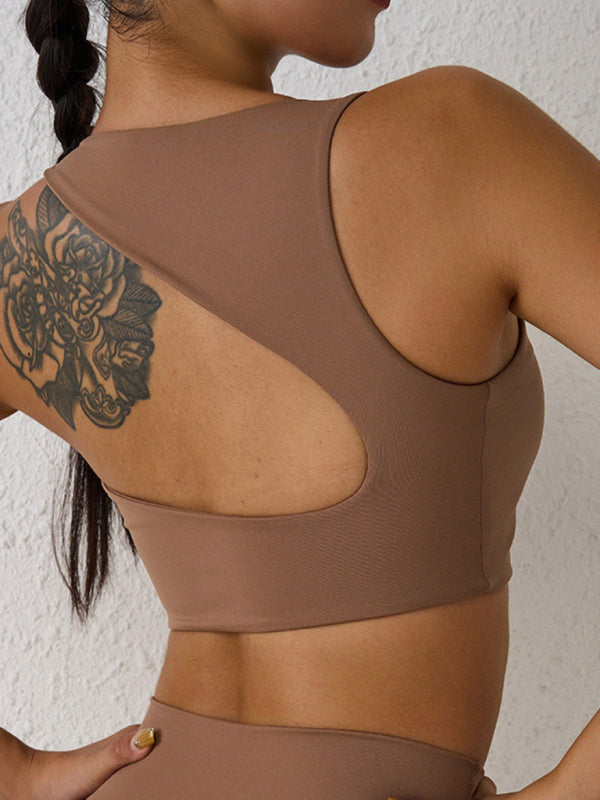 New beautiful back sports bra shock-proof yoga running high-intensity sports vest